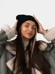 Серый шапка трикотажная