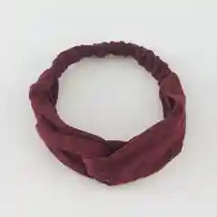 Бордовый повязка для волос / повязка для для умывания, макияжа