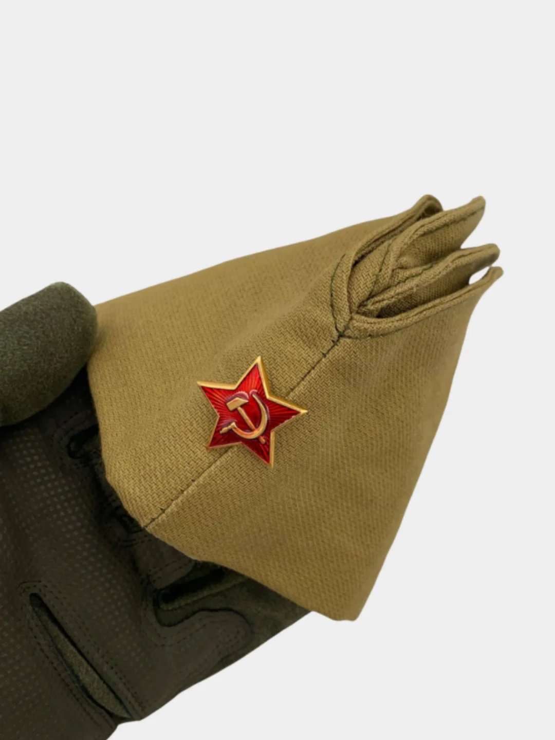 Пилотка военная ГОСТ, с Георгиевской лентой