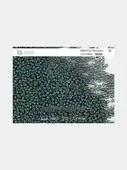 Тёмно-зелёный чешский бисер Preciosa 10/0, Natural opaque (10, 50 грамм)