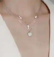 Серебряный цепочка с напылением серебра 925 пробы