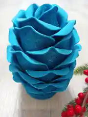 Синий новогодняя игрушка шишка коробка для конфет для интерьера