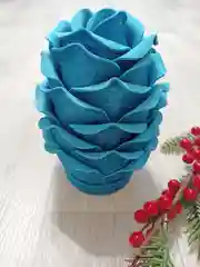 Синий новогодняя игрушка шишка коробка для конфет для интерьера