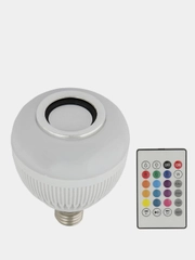 ULI-Q340 8W/RGB/E27 WHITE Светодиодный светильник Диско, с динамиком и Bluetooth