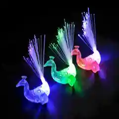Лайм светящаяся LED игрушка "Павлин"