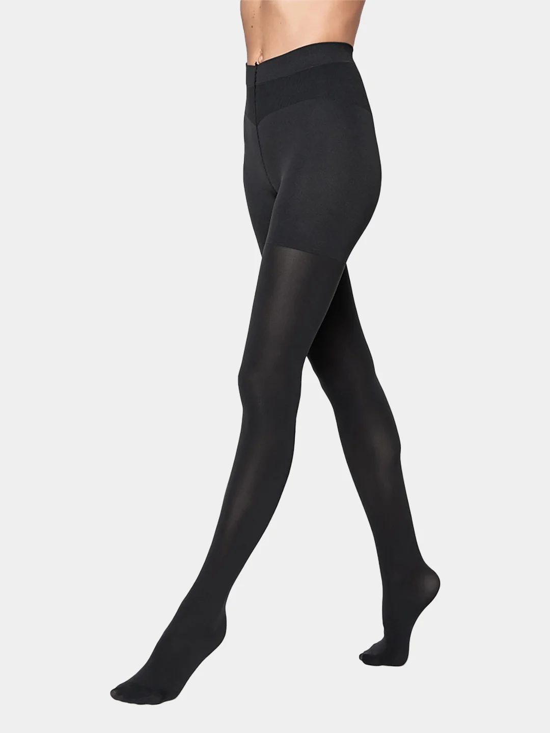 Черный колготки с утяжкой из микрофибры MiNiMi, MICRO SLIM 100