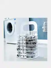 Корзина для белья настенная складная