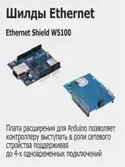 Шилды Ethernet Shield для Arduino Uno W5100 / Arduino Nano ENC28J60