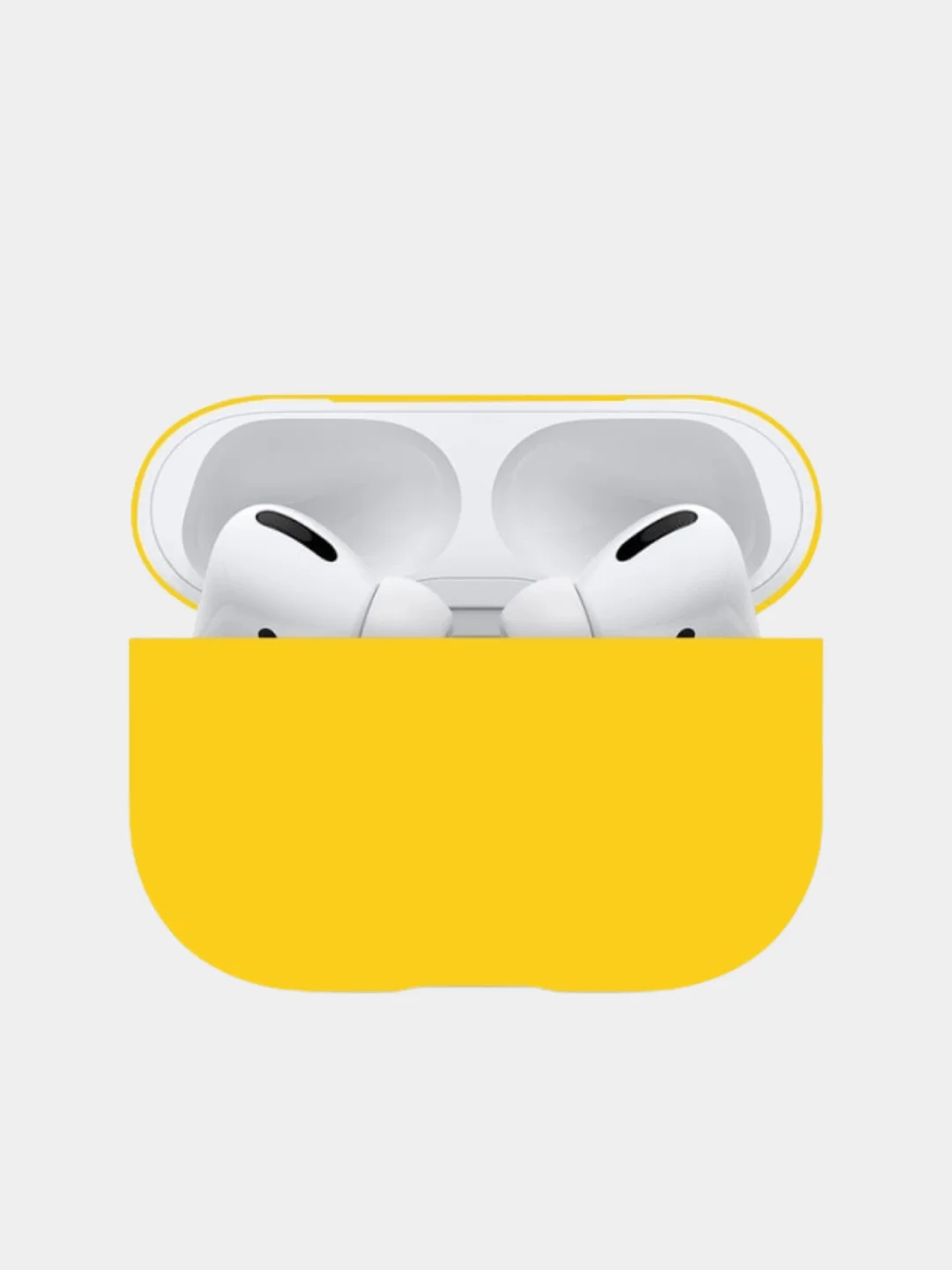 Желтый силиконовый чехол для наушников AirPods Pro