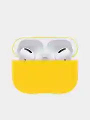 Желтый силиконовый чехол для наушников AirPods Pro