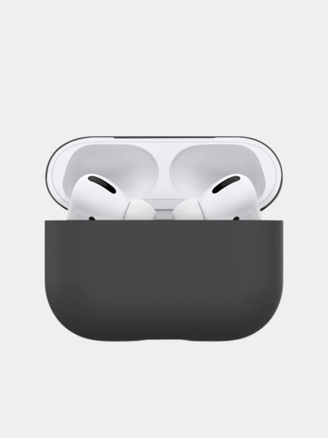 Угольный силиконовый чехол для наушников AirPods Pro