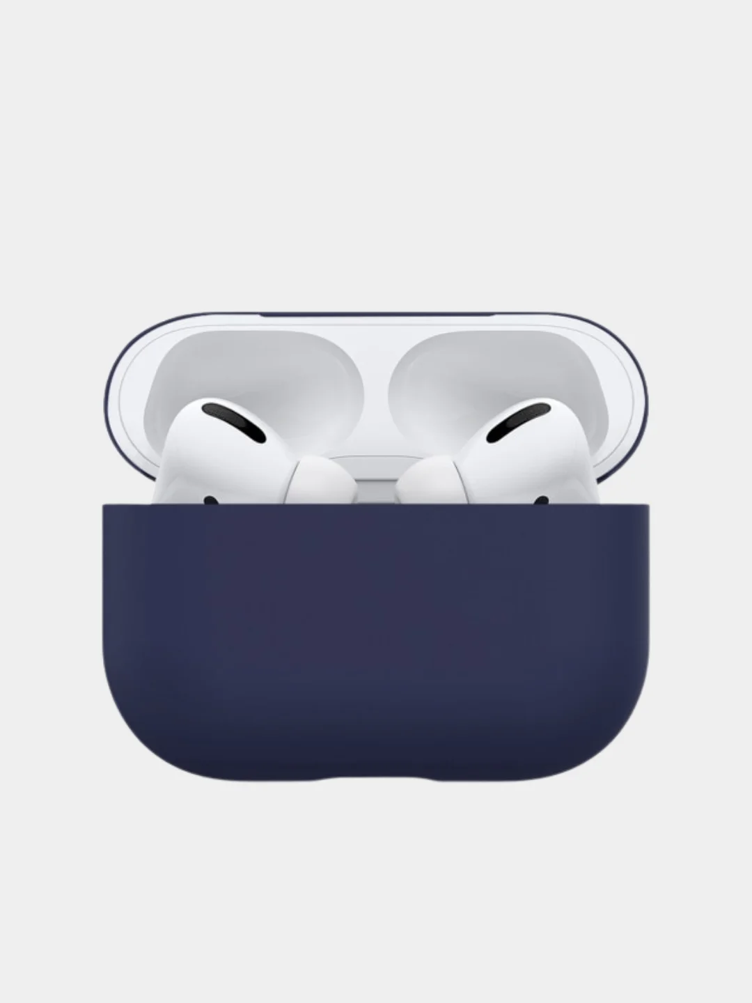 Синий силиконовый чехол для наушников AirPods Pro