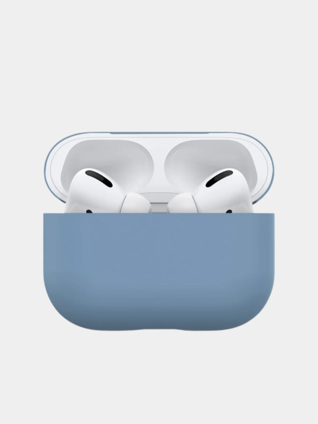 Голубой силиконовый чехол для наушников AirPods Pro