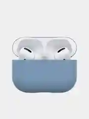 Голубой силиконовый чехол для наушников AirPods Pro