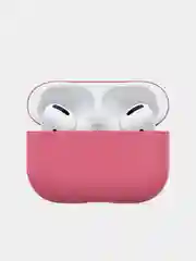Розовый силиконовый чехол для наушников AirPods Pro