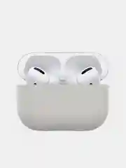 Серый силиконовый чехол для наушников AirPods Pro