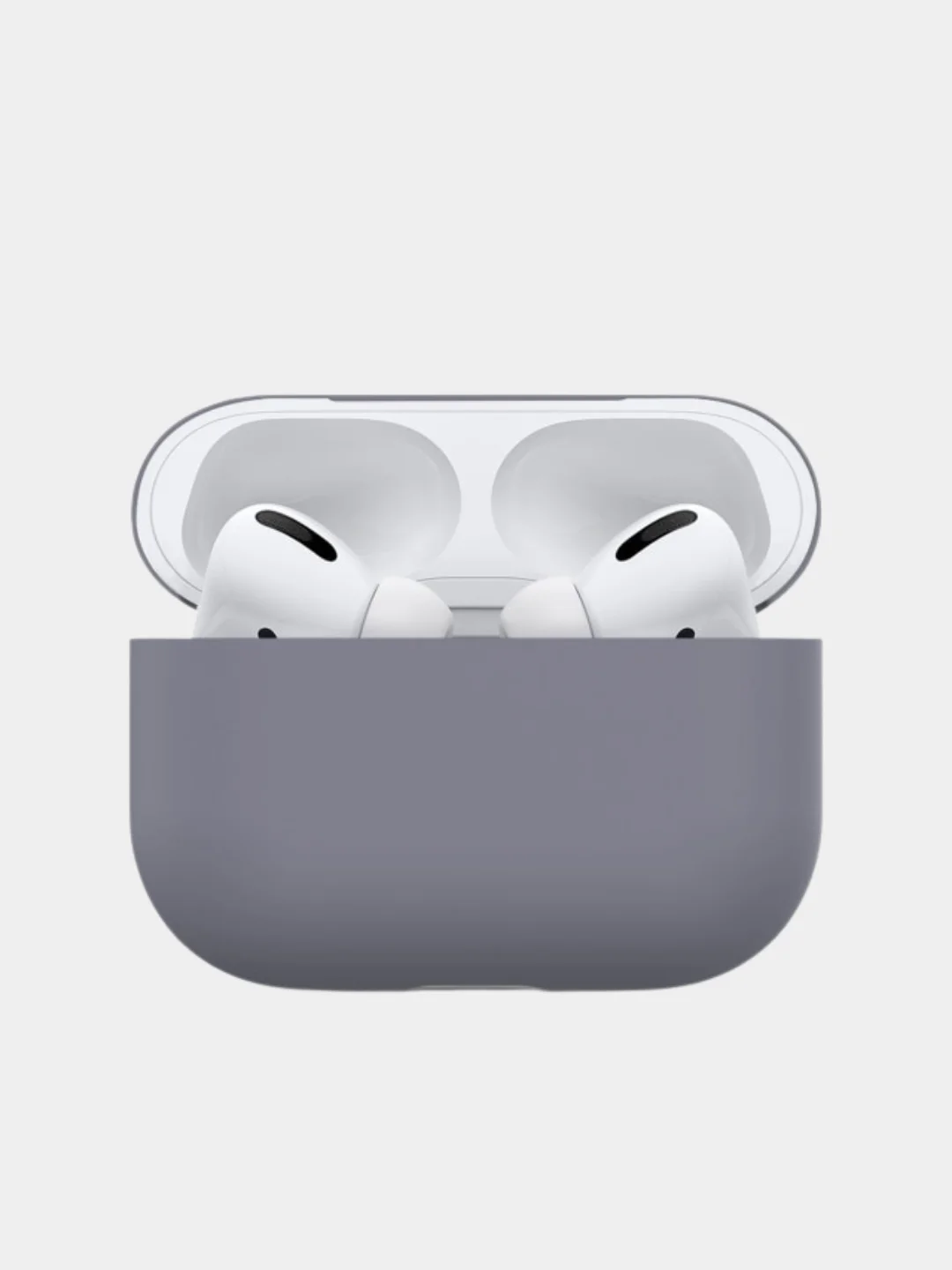 Хром силиконовый чехол для наушников AirPods Pro