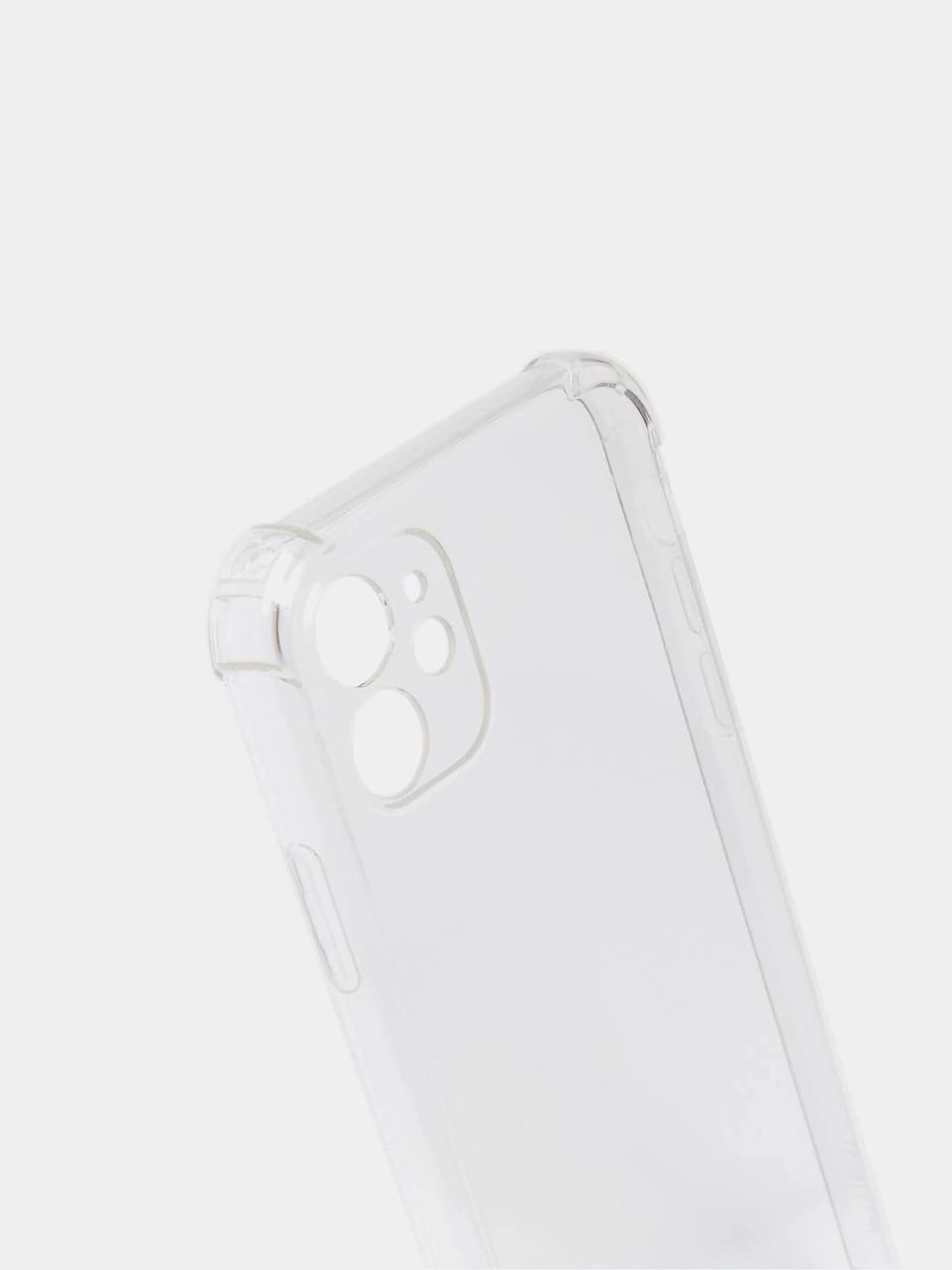 Чехол на Apple iPhone 11 противоударный силиконовый прозрачный с защитой камеры