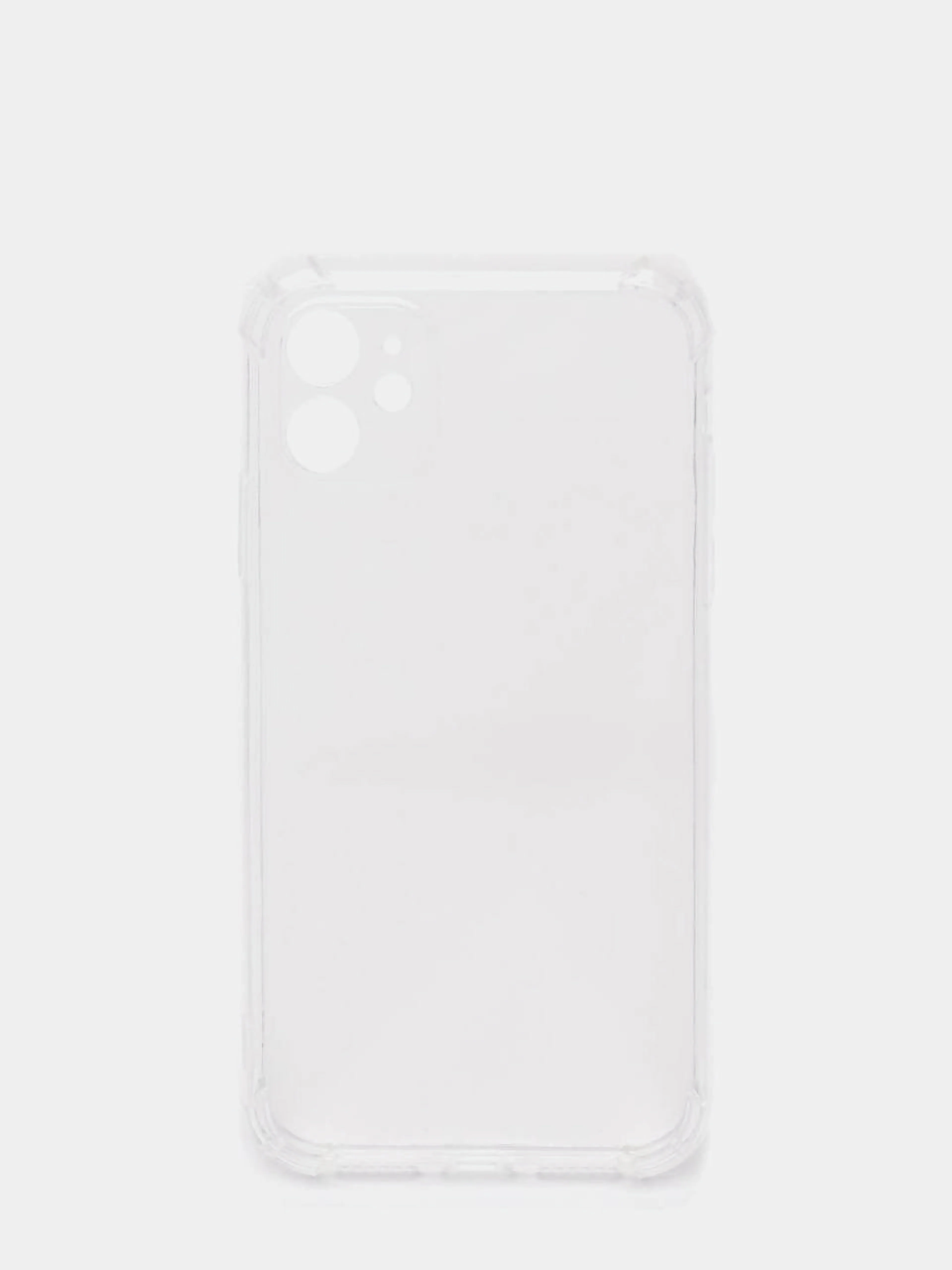 Чехол на Apple iPhone 11 противоударный силиконовый прозрачный с защитой камеры