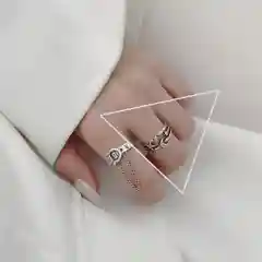 Кольцо серебряное, 40 видов, перстень one size,  фаланговое колечко, фаланговые кольца