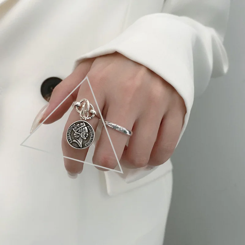 Белый кольцо серебряное, 40 видов, перстень one size,  фаланговое колечко, фаланговые кольца