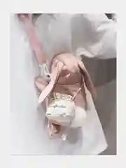 Розовый детский рюкзак заяц