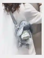 Голубой детский рюкзак заяц