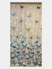Штора тюль готовый "Бабочки", органза, 220 см