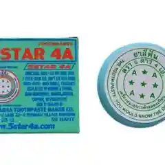 Тайская натуральная отбеливающая зубная паста 5 STAR 4A, круглая, 25 г