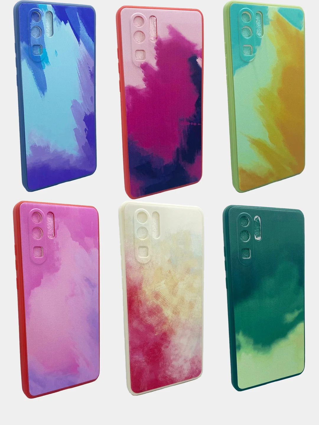 Бежевый чехол для Huawei P30 / P30 Pro акварель
