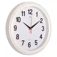 Белый часы настенные "Классика", круг d=29 см, 2 цвета, 2924-001/002