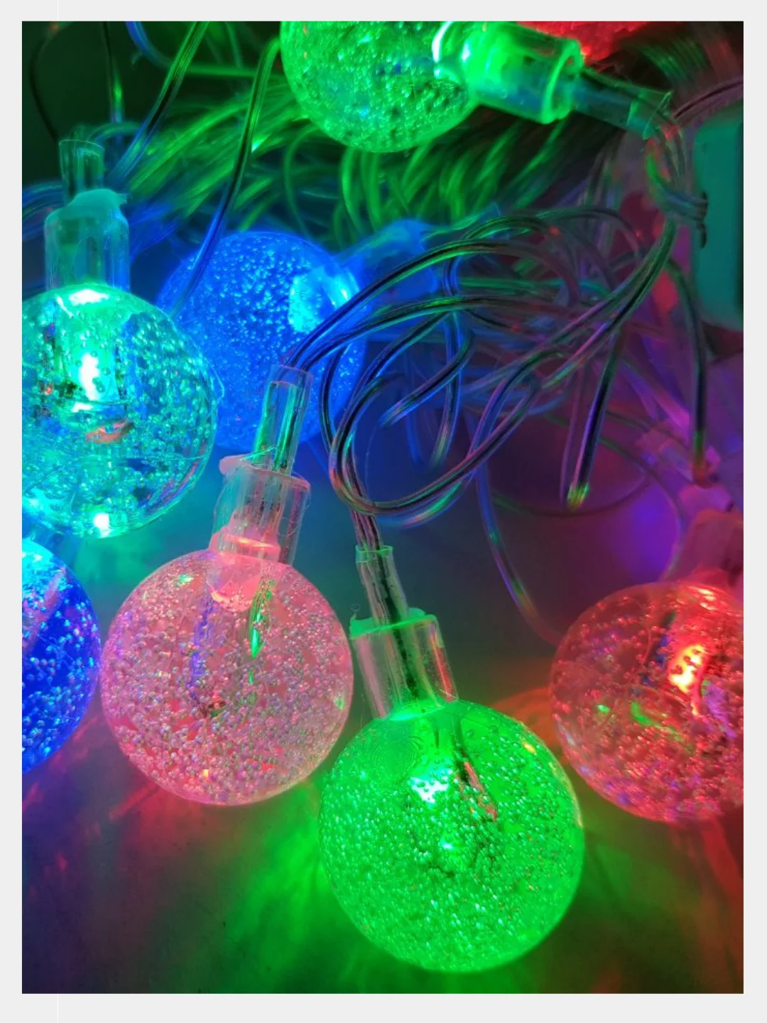 Светодиодная гирлянда "Шарики", 40 LED, 4 м