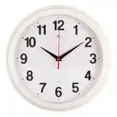 Белый часы настенные "Классика", круг d=29 см, 2 цвета, 2924-001/002