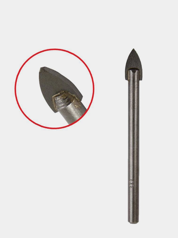 Сверло Hammer Flex 202-406 DR GL 10,0мм*80мм, плитка/стекло