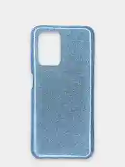 Голубой чехол Xiaomi Redmi 10, Сяоми Редми 10 блестящий