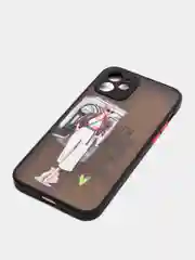 Коричневый чехол для iPhone 7/8/SE,XR,XS Max,11 Pro Max,12, 12 Pro Max с бортиками и с защитой камеры