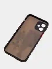Коричневый чехол для iPhone 7/8/SE,XR,XS Max,11 Pro Max,12, 12 Pro Max с бортиками и с защитой камеры