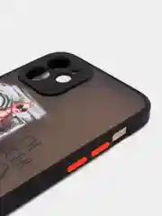 Коричневый чехол для iPhone 7/8/SE,XR,XS Max,11 Pro Max,12, 12 Pro Max с бортиками и с защитой камеры