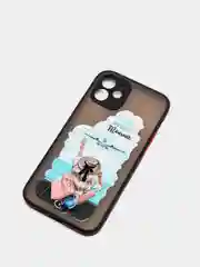 Голубой чехол для iPhone 7/8/SE,XR,XS Max,11 Pro Max,12, 12 Pro Max с бортиками и с защитой камеры