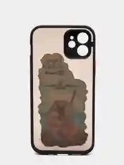 Голубой чехол для iPhone 7/8/SE,XR,XS Max,11 Pro Max,12, 12 Pro Max с бортиками и с защитой камеры