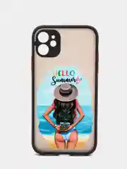 Желтый чехол для iPhone 7/8/SE,XR,XS Max,11 Pro Max,12, 12 Pro Max с бортиками и с защитой камеры