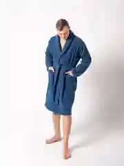 Морской халат мужской, махровый, хлопок
