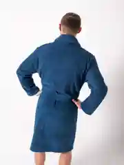 Морской халат мужской, махровый, хлопок