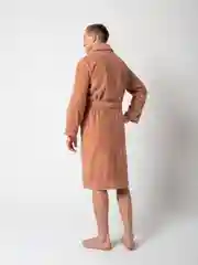 Карамельный халат мужской, махровый, хлопок