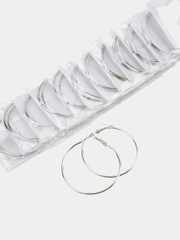 Серьги Кольца "Конго" диаметром 2,5,  4, 5 см