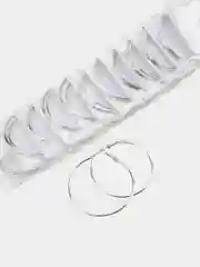 Серьги Кольца "Конго" диаметром 2,5,  4, 5 см