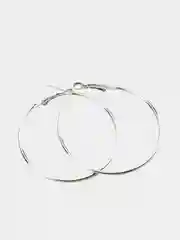 Серебряный серьги Кольца "Конго" диаметром 2,5,  4, 5 см