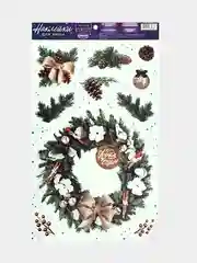 Новогоднее украшение- наклейка на окно и стекло
