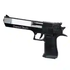 Пистолет Desert Eagle с биноклем, свет, звук, работает от батареек