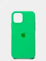 Салатовый чехол iPhone 13 6.1" Силиконовый с логотипом (Silicone Case) Закрытый низ
